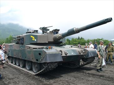 装備品展示：90式戦車