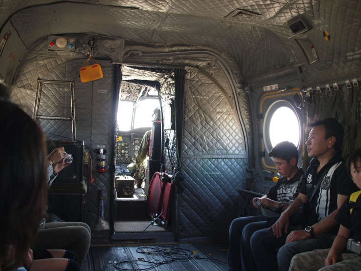 CH-47JA体験搭乗