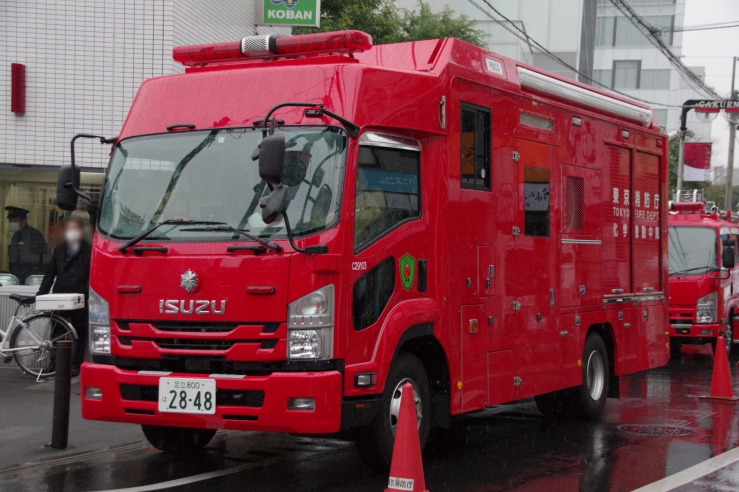 令和元年度 第六消防方面救助救急訓練：特殊災害対応車