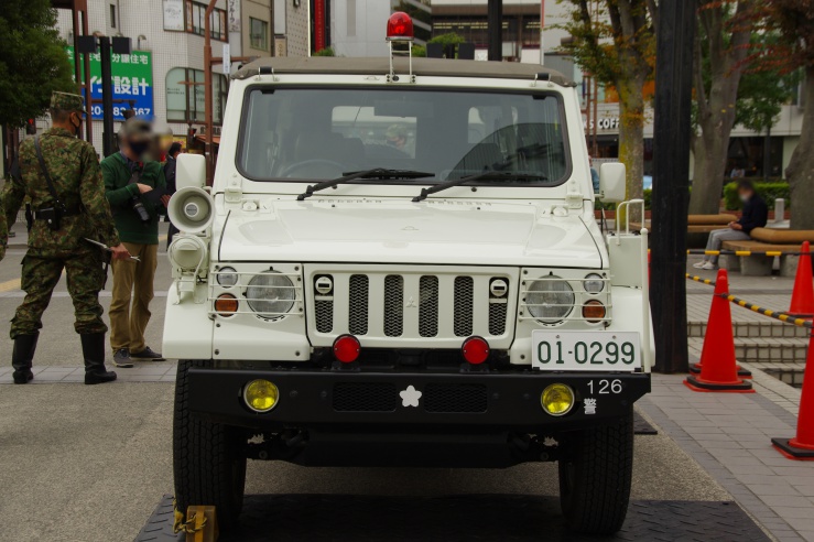 大宮駅前自衛隊イベント2020：警務隊73式小型トラック