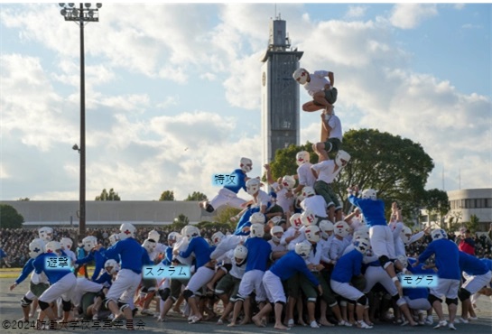 令和7年度 第73回 防衛大学校 開校記念祭:棒倒し
