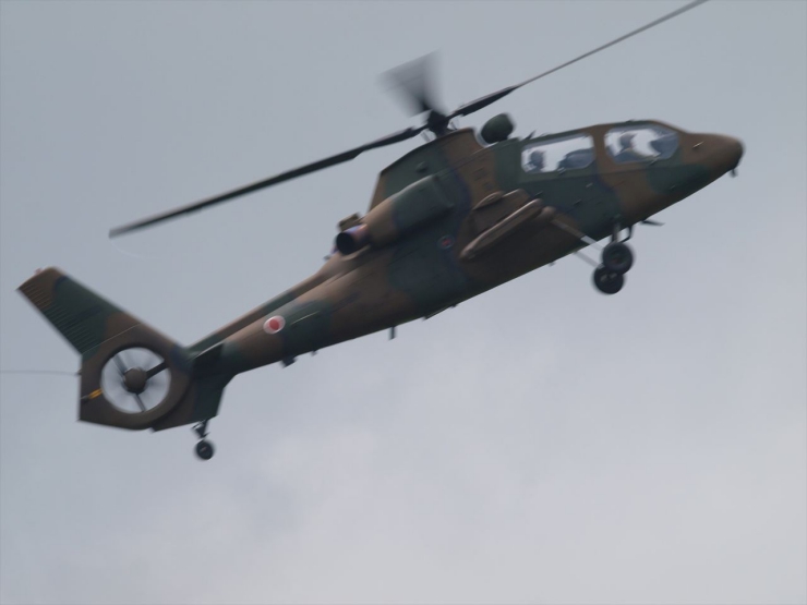 OH-1による航空偵察
