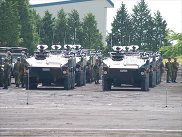 富士駐屯地｜装輪装甲車