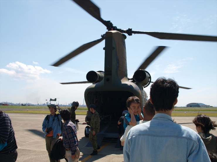 CH-47JA体験搭乗