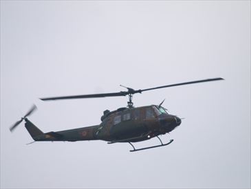 古河駐屯地｜観閲飛行：UH-1J