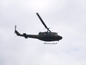模擬戦闘訓練：UH-1J離脱