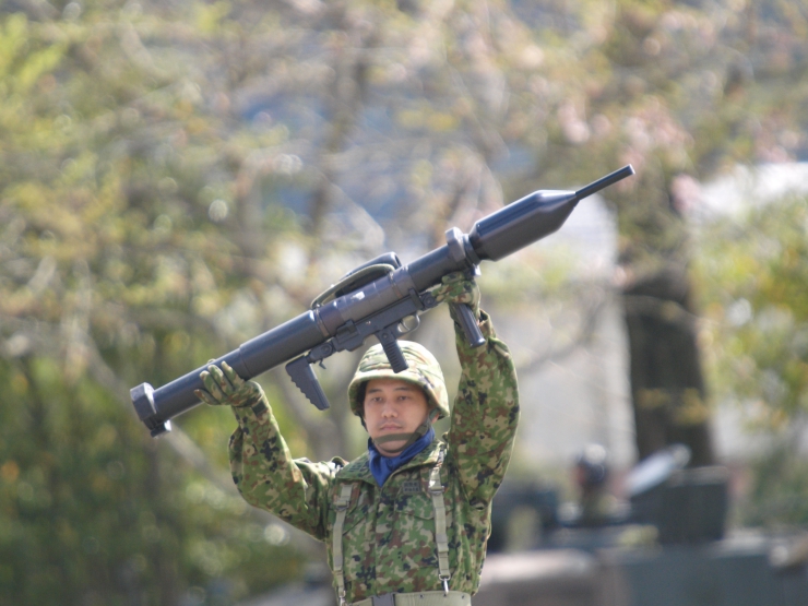 駒門駐屯地｜110mm個人携帯対戦車弾