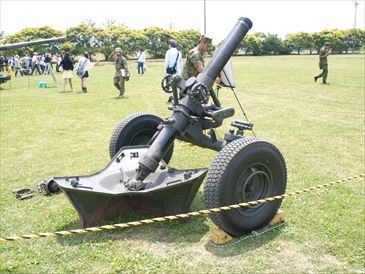 武山駐屯地｜装備品展示：120mm迫撃砲