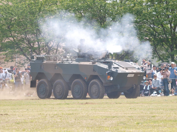 下志津駐屯地｜訓練展示：96式装輪装甲車