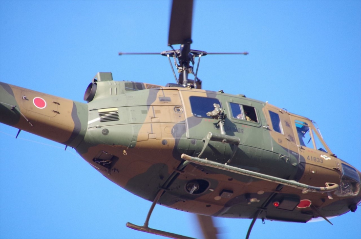 平成26年度 降下訓練始め：UH-1Jハンター