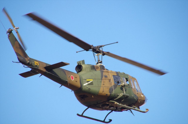 平成26年度 降下訓練始め：UH-1Jハンター