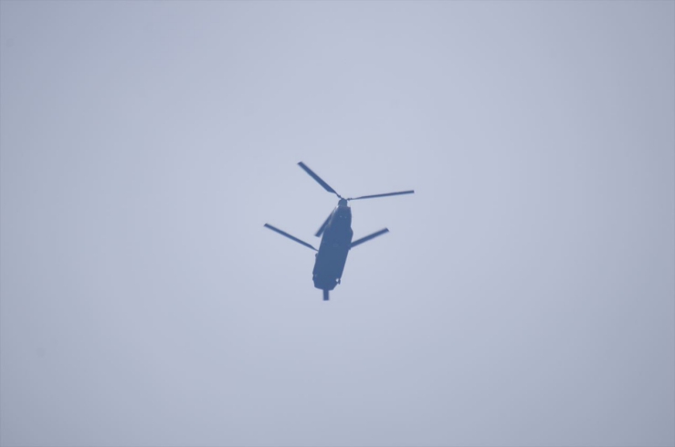 宇都宮駐屯地｜空挺降下：CH-47JA飛来