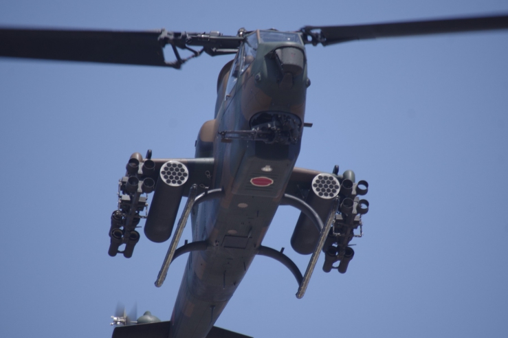 新町駐屯地創設68周年｜訓練展示：AH-1Sコブラ航空支援