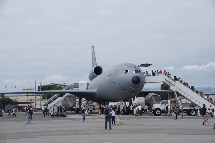 横田基地日米友好祭2019｜空中給油機KC-10A