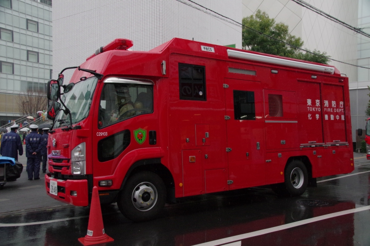 第六消防方面救助救急訓練｜特殊災害対応車