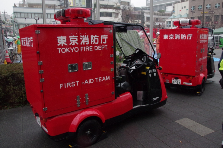 第六消防方面救助救急訓練｜千住消防署の電動トライク