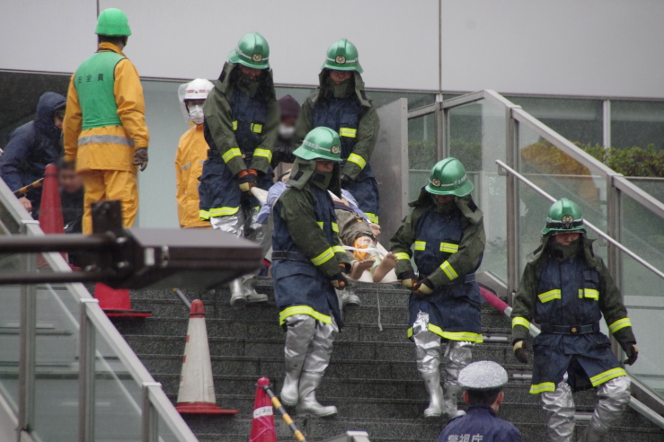 令和元年度 第六消防方面救助救急訓練：消防団による救助
