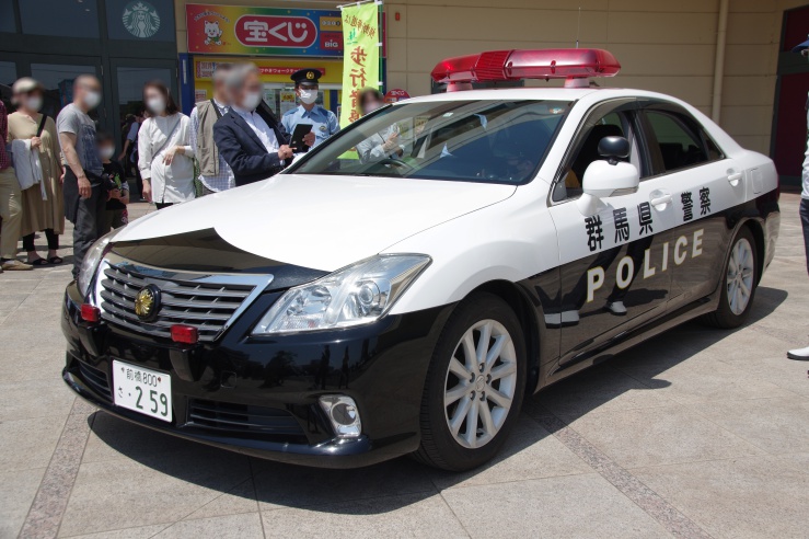 けやきウォーク前橋イベント：群馬県警察のパトカー