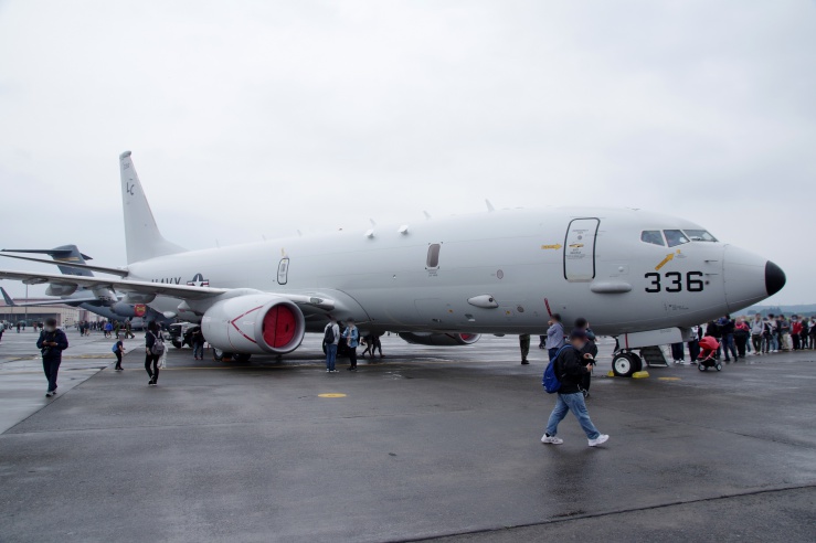 横田基地日米友好祭2022：哨戒機P-8Aポセイドン