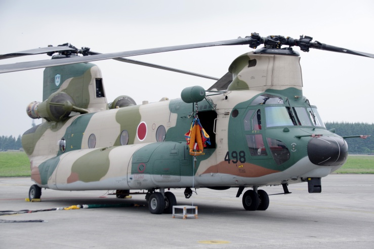 横田基地日米友好祭2022：CH-47Jチヌーク