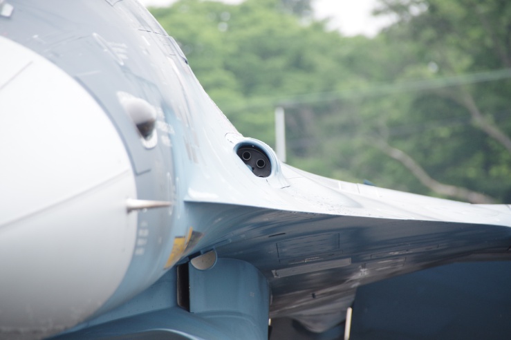 横田基地日米友好祭2022：F-2A支援戦闘機の機関砲