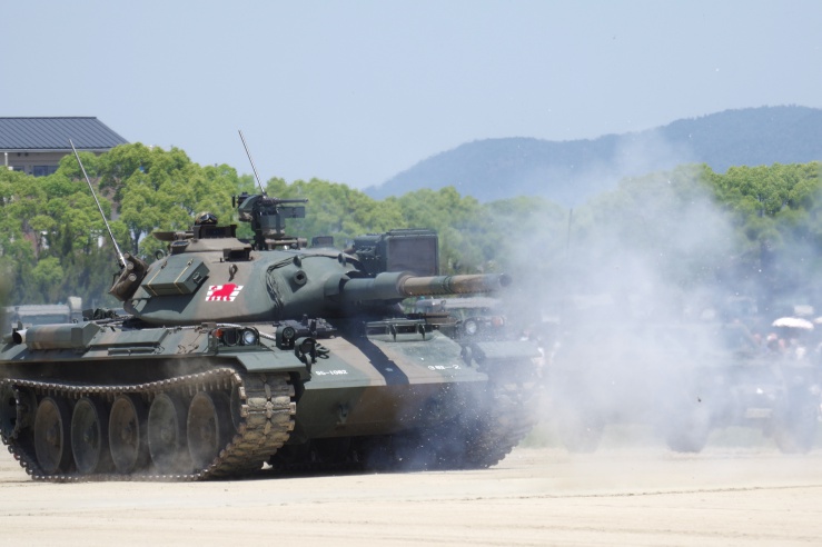 大久保駐屯地2022：74式戦車の射撃