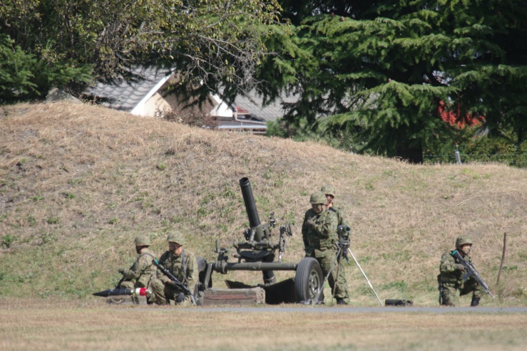 松本駐屯地：120mm迫撃砲RT