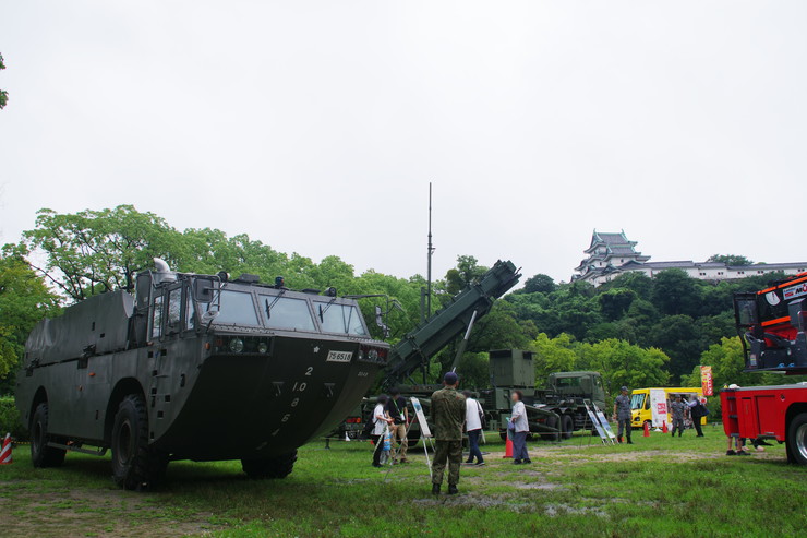 防災･防犯･防衛フェス2026 in 和歌山城：装備品と和歌山城