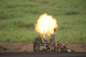 平成30年度 富士総合火力演習｜120mm迫撃砲RTによる射撃
