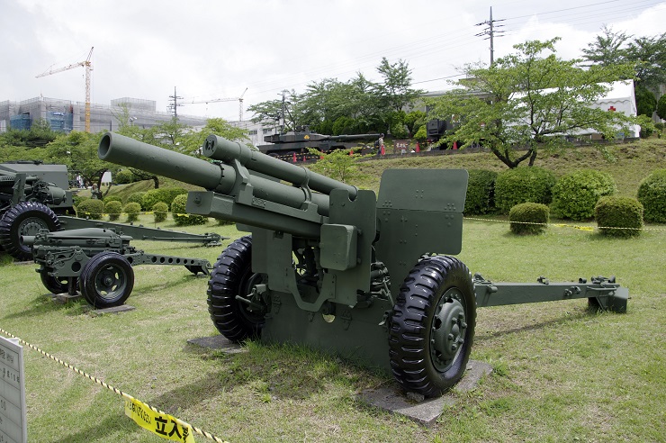 105mm榴弾砲M2A1：富士学校