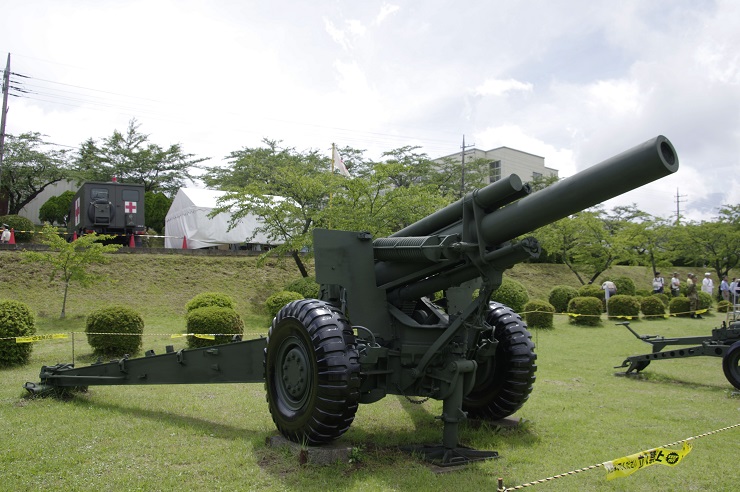 155mm榴弾砲M1：富士学校