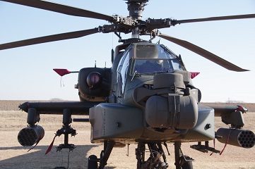 AH-64Dアパッチ｜機体前方部分