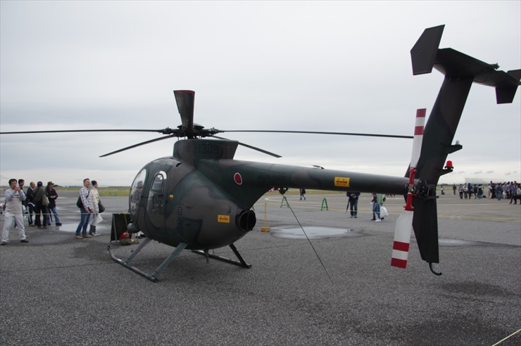 観測ヘリコプターOH-6D｜機体後部