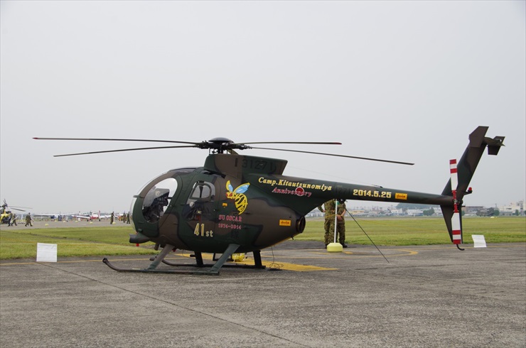 観測ヘリコプターOH-6D｜記念塗装機