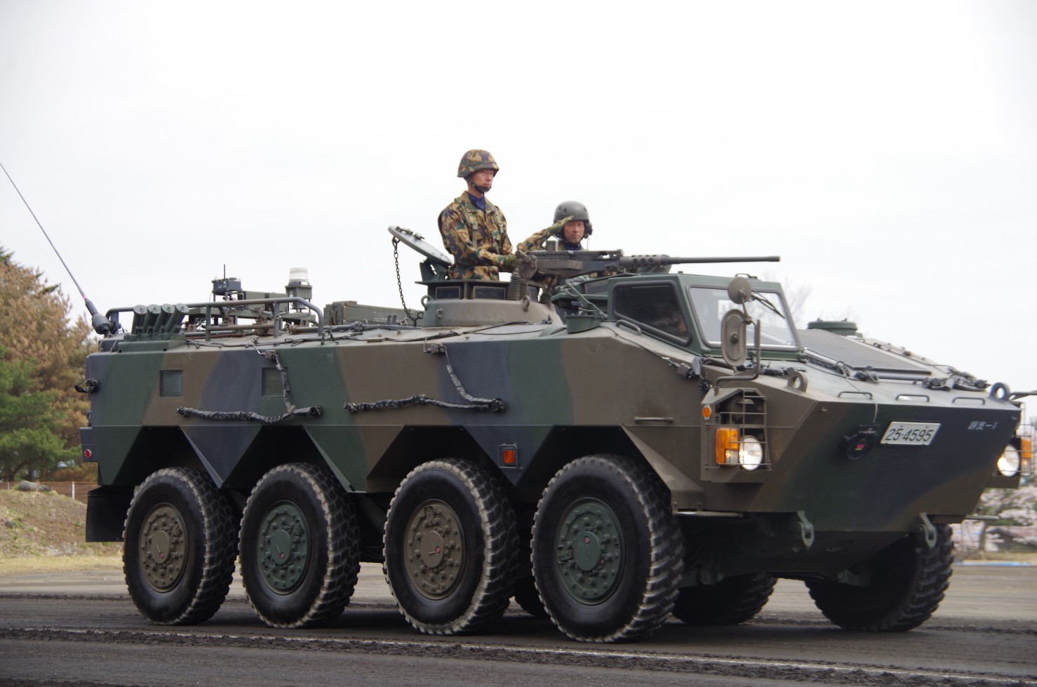 96式装輪装甲車｜96WAPC・Ⅱ型｜陸上自衛隊装備品｜陸自調査団