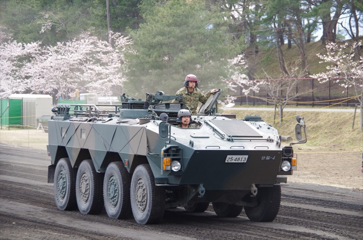 96式装輪装甲車｜通常走行