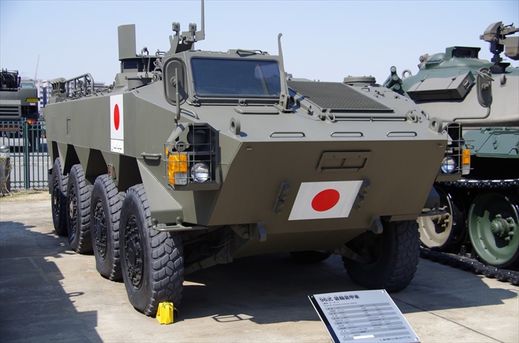 96式装輪装甲車｜イラク支援車両(広報センター)