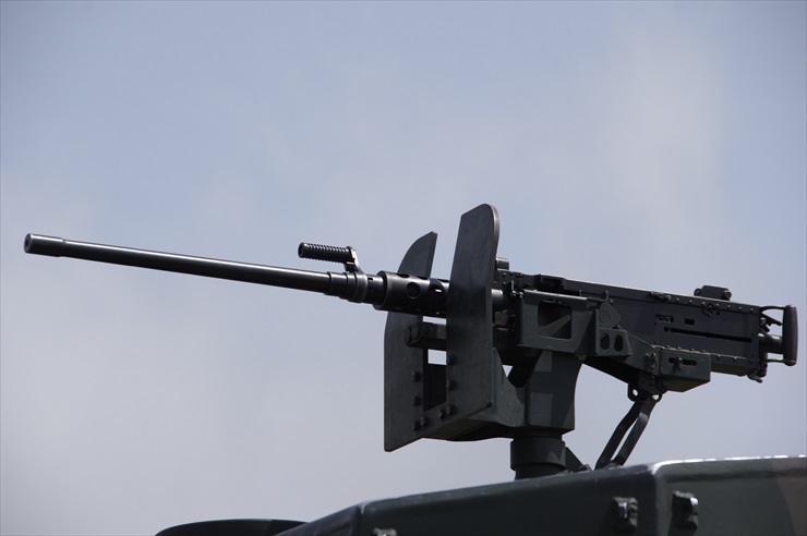 12.7mm重機関銃M2｜99式自走155mm榴弾砲搭載