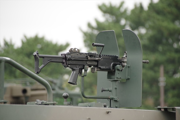 5.56mm機関銃MINIMI｜LAV銃座搭載