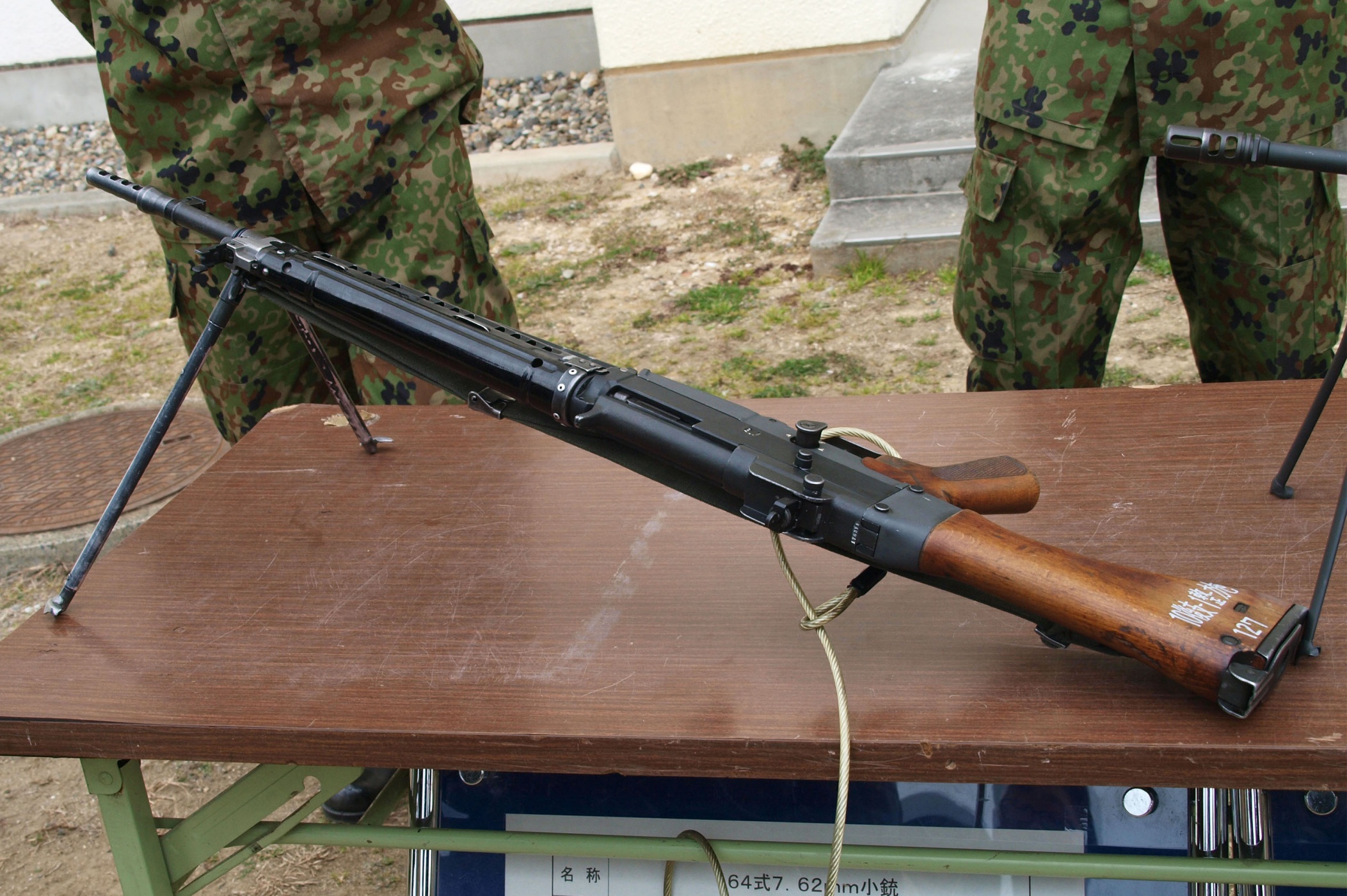 64式7.62mm小銃：小銃上部